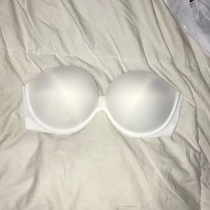 VS Pink white strapless push up bra